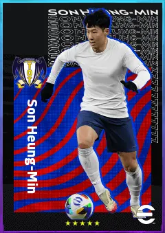Son Heung-Min eFootball 2026 player card, 84 OVR LWF