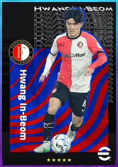 Hwang In-Beom eFootball 2026 player card, 78 OVR CMF
