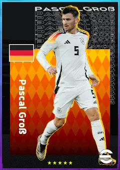 Pascal Groß eFootball 2026 player card, 81 OVR CMF