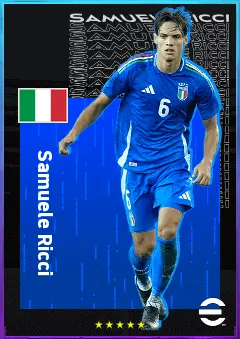 Samuele Ricci eFootball 2026 player card, 81 OVR DMF