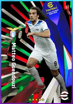 Matteo Guendouzi eFootball 2026 player card, 82 OVR CMF