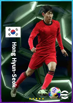 Hong Hyun-Seok eFootball 2026 player card, 78 OVR AMF