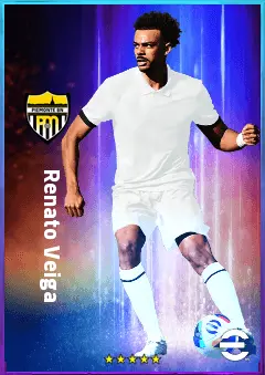 Renato Veiga eFootball 2026 player card, 78 OVR DMF