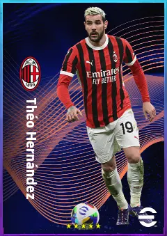 Théo Hernández eFootball 2026 player card, 82 OVR LB