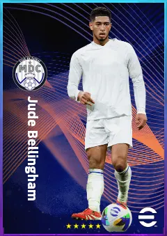 Jude Bellingham eFootball 2026 player card, 85 OVR AMF