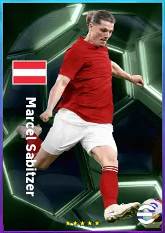 Marcel Sabitzer eFootball 2026 player card, 82 OVR CMF
