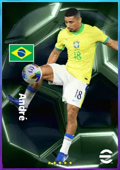André eFootball 2026 player card, 82 OVR DMF