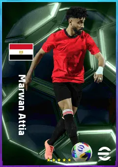 Marwan Attia eFootball 2026 player card, 79 OVR DMF
