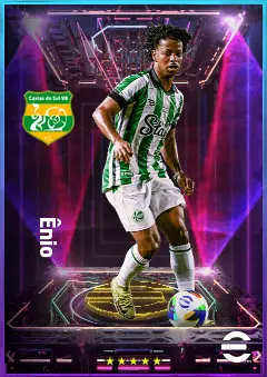 Ênio eFootball 2026 player card, 76 OVR LWF