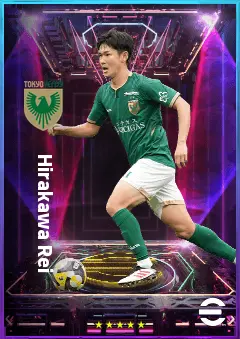 Hirakawa Rei eFootball 2026 player card, 78 OVR LMF