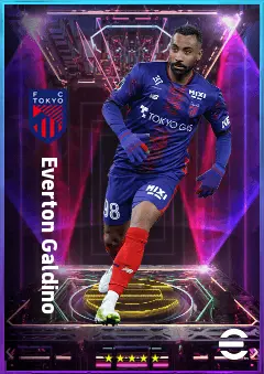 Everton Galdino eFootball 2026 player card, 78 OVR RWF