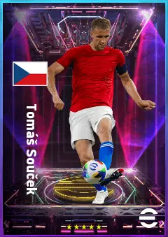 Tomáš Souček eFootball 2026 player card, 81 OVR DMF
