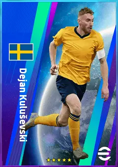 Dejan Kuluševski eFootball 2026 player card, 83 OVR AMF