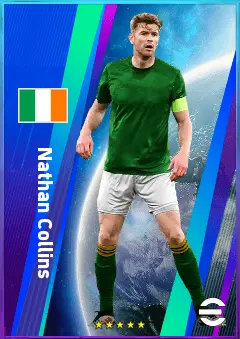 Nathan Collins eFootball 2026 player card, 81 OVR CB