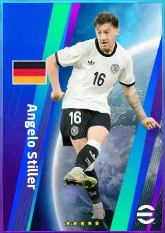 Angelo Stiller eFootball 2026 player card, 80 OVR DMF