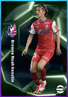 Browne Noah Kenshin eFootball 2026 player card, 75 OVR CF