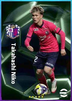 Takahashi Niko eFootball 2026 player card, 73 OVR LB