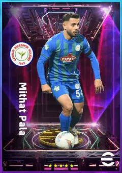 Mithat Pala eFootball 2026 player card, 74 OVR RB