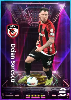 Deian Sorescu eFootball 2026 player card, 77 OVR RB