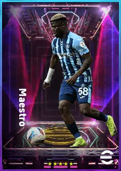 Maestro eFootball 2026 player card, 74 OVR CMF