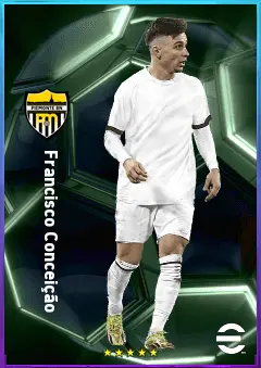 Francisco Conceição eFootball 2026 player card, 81 OVR RMF