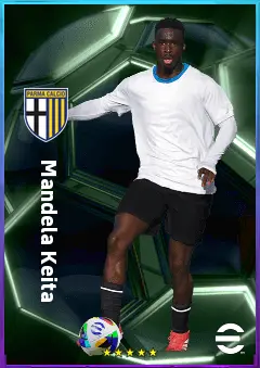 Mandela Keita eFootball 2026 player card, 78 OVR DMF