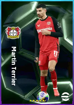 Martin Terrier eFootball 2026 player card, 81 OVR LWF