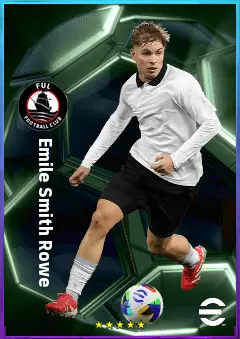 Emile Smith Rowe eFootball 2026 player card, 81 OVR AMF