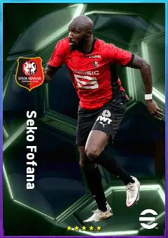 Seko Fofana eFootball 2026 player card, 81 OVR CMF