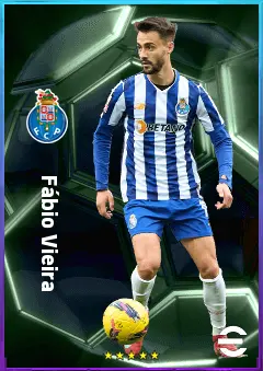 Fábio Vieira eFootball 2026 player card, 81 OVR AMF
