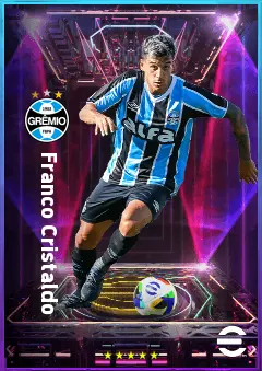 Franco Cristaldo eFootball 2026 player card, 80 OVR AMF