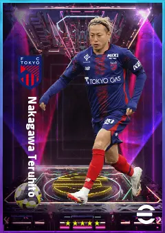 Nakagawa Teruhito eFootball 2026 player card, 76 OVR RWF