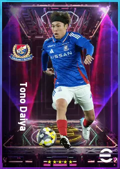 Tono Daiya eFootball 2026 player card, 76 OVR LMF