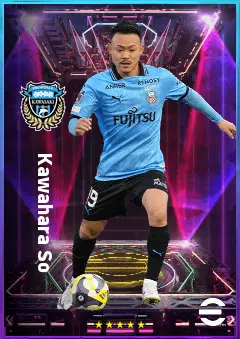 Kawahara So eFootball 2026 player card, 77 OVR DMF