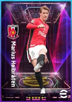 Marius Høibråten eFootball 2026 player card, 78 OVR CB