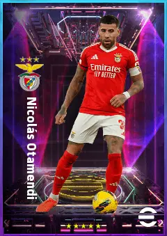 Nicolás Otamendi eFootball 2026 player card, 81 OVR CB