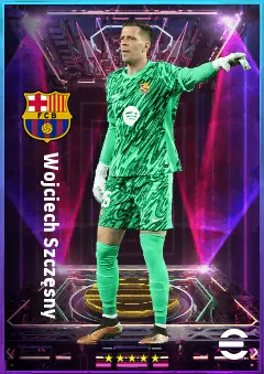 Wojciech Szczęsny eFootball 2026 player card, 83 OVR GK