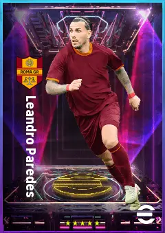 Leandro Paredes eFootball 2026 player card, 80 OVR DMF