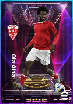 Ola Aina eFootball 2026 player card, 80 OVR RB