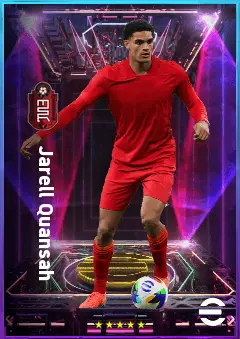 Jarell Quansah eFootball 2026 player card, 80 OVR CB
