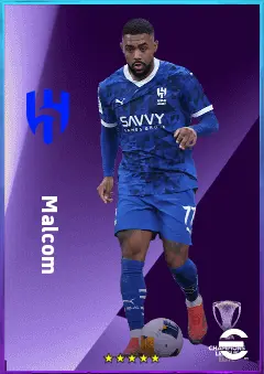 Malcom eFootball 2026 player card, 81 OVR RWF