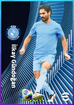 İlkay Gündoğan eFootball 2026 player card, 82 OVR CMF