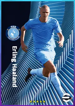 Erling Haaland eFootball 2026 player card, 85 OVR CF