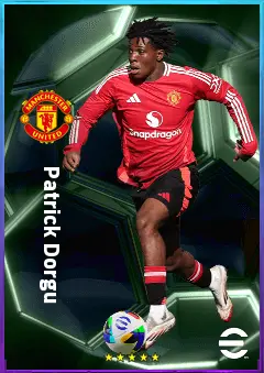 Patrick Dorgu eFootball 2026 player card, 81 OVR LB