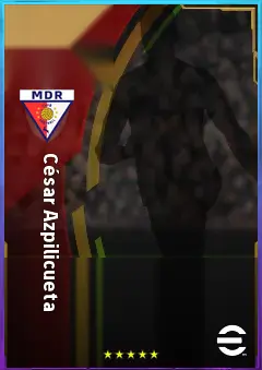 César Azpilicueta eFootball 2026 player card, 76 OVR CB
