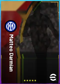 Matteo Darmian eFootball 2026 player card, 76 OVR RB
