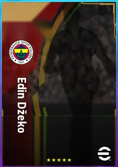 Edin Džeko eFootball 2026 player card, 78 OVR CF