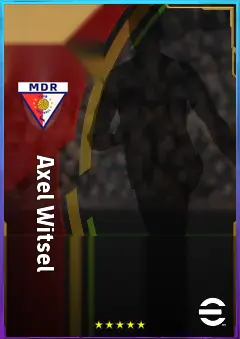 Axel Witsel eFootball 2026 player card, 77 OVR CB