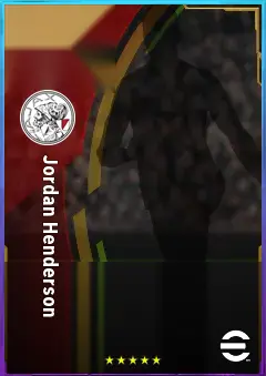 Jordan Henderson eFootball 2026 player card, 76 OVR CMF