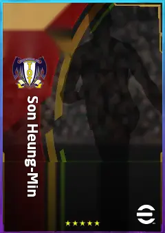 Son Heung-Min eFootball 2026 player card, 82 OVR LWF